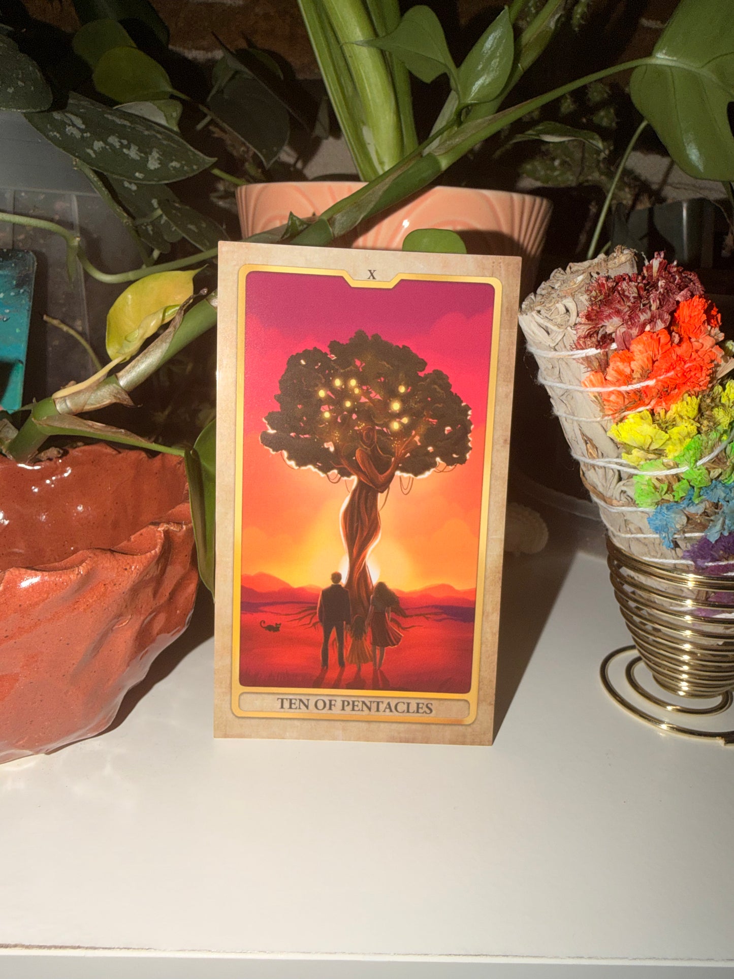 The Ten of Pentacles Sticker