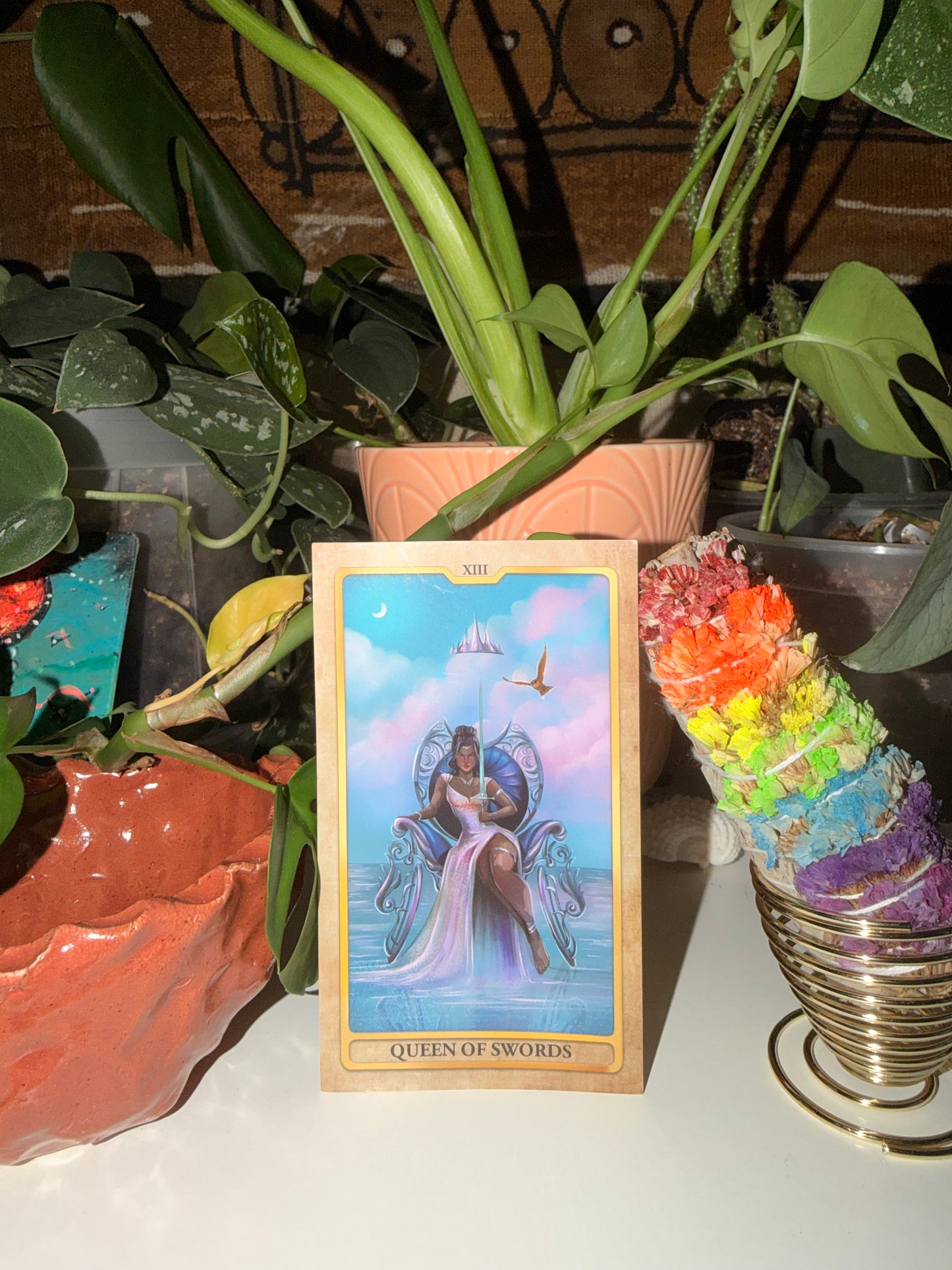 The Queen of Swords Sticker