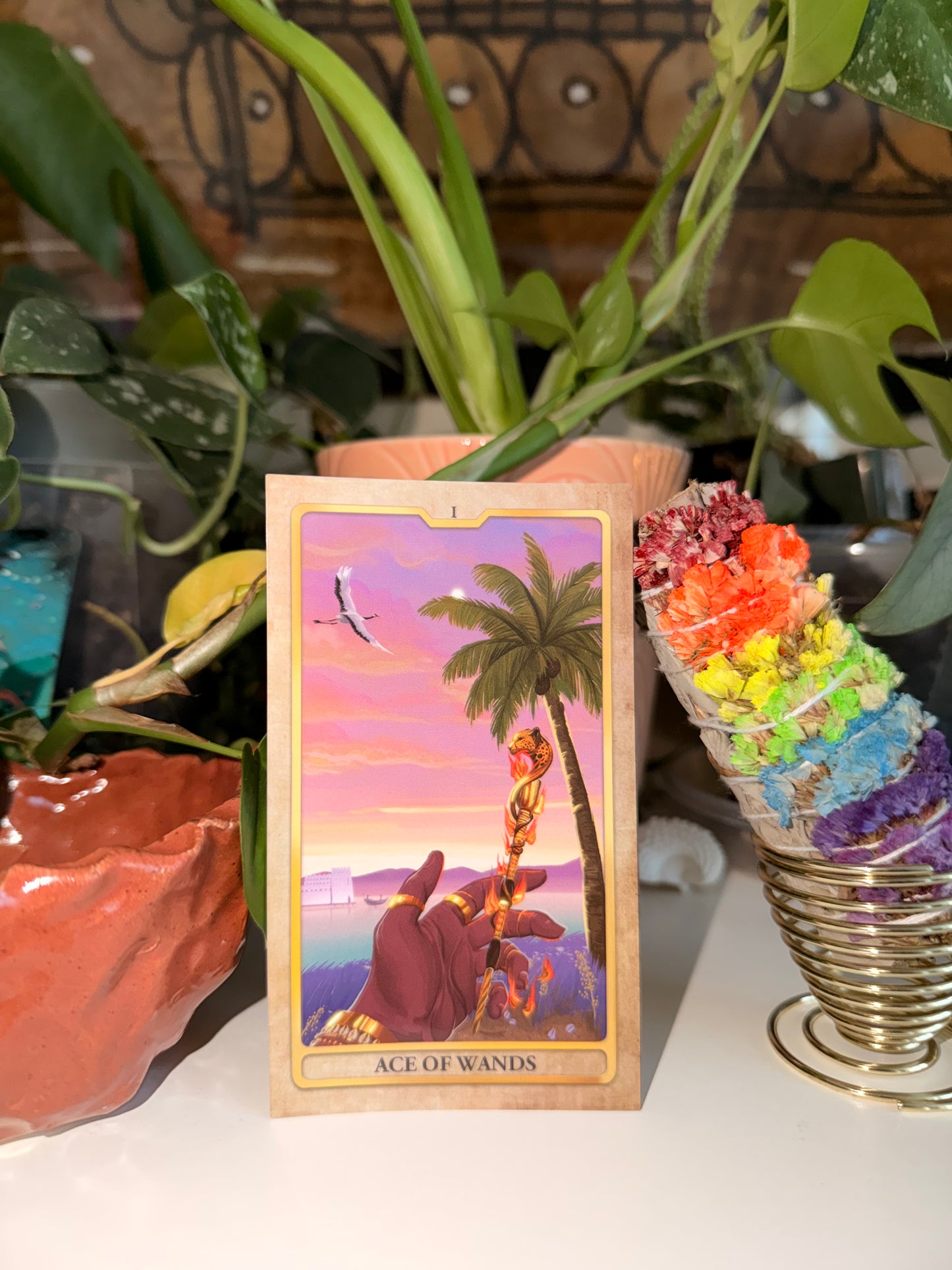 The Ace of Wands Sticker