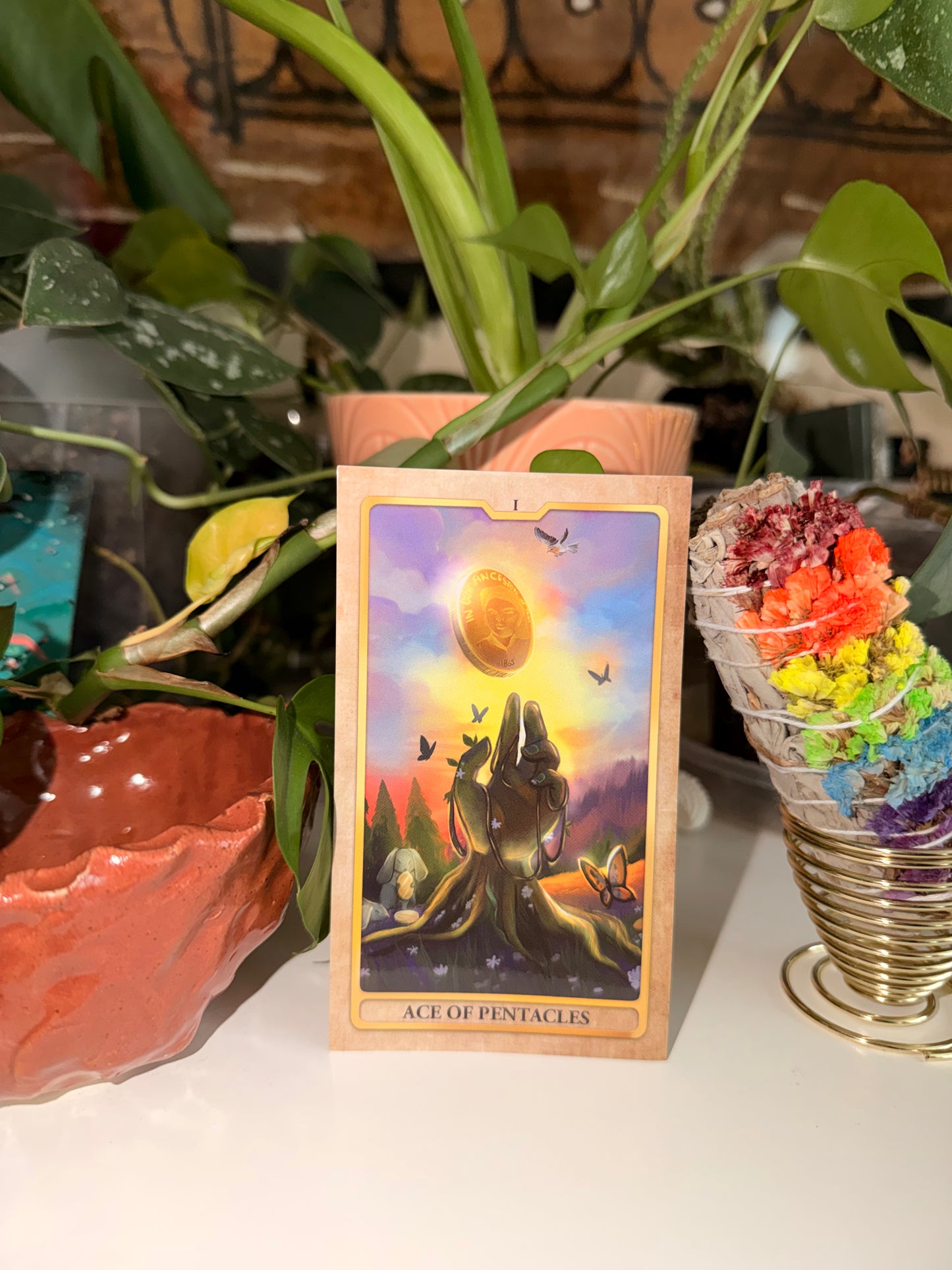 The Ace of Pentacles Sticker