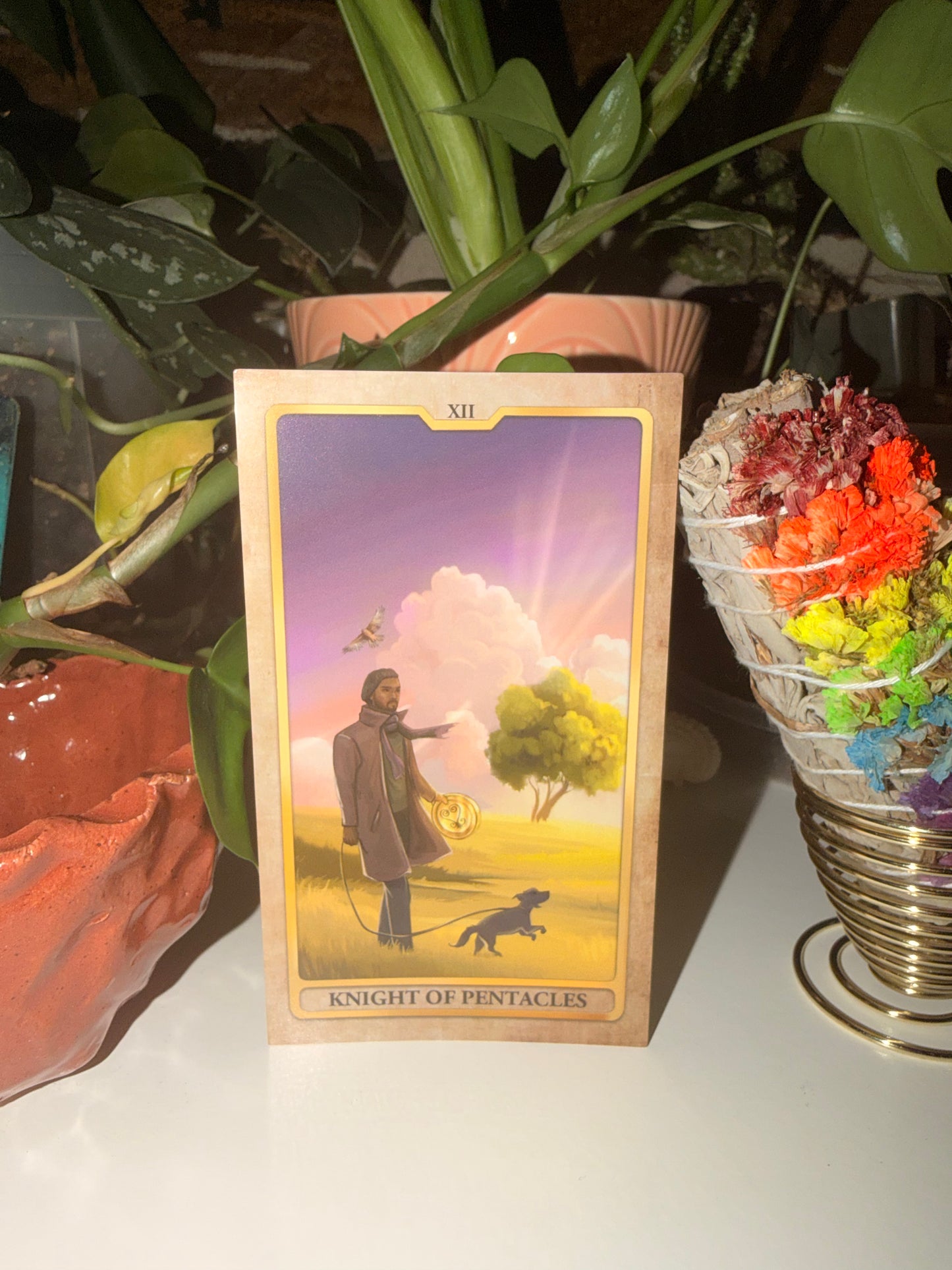 The Knight of Pentacles Sticker
