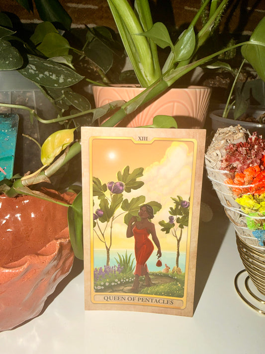 The Queen of Pentacles Sticker