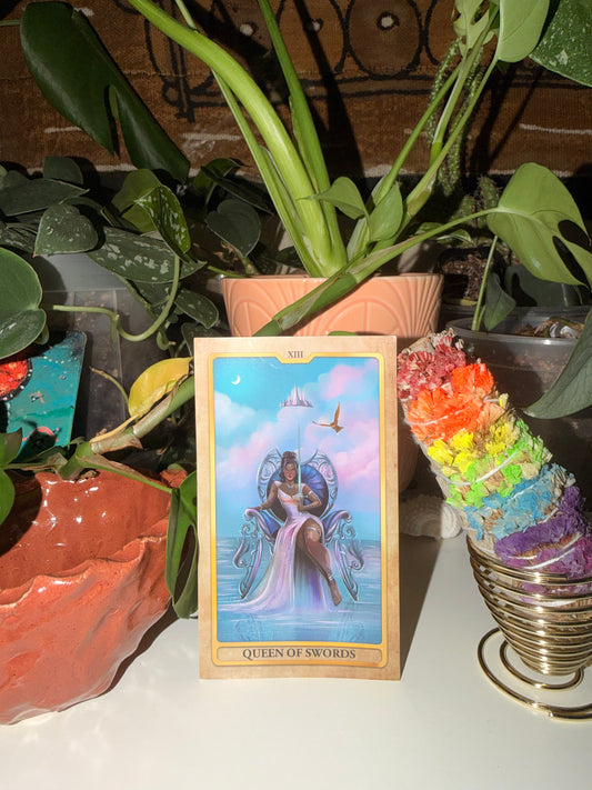The Queen of Swords Sticker