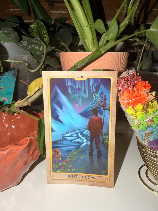 The Eight of Cups Sticker