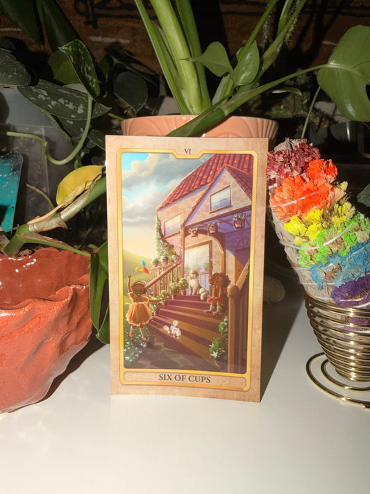The Six of Cups Sticker