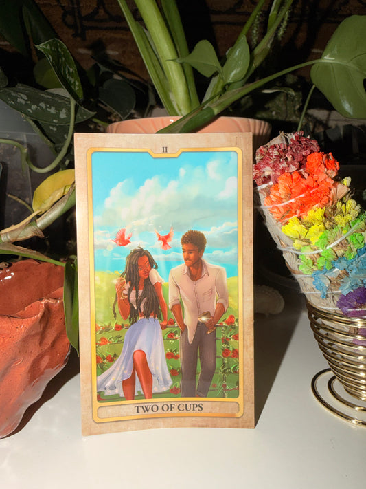 The Two of Cups Sticker
