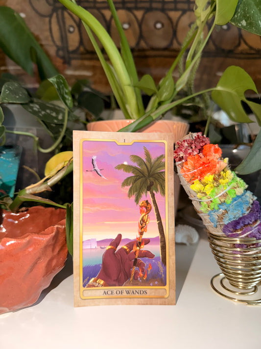 The Ace of Wands Sticker