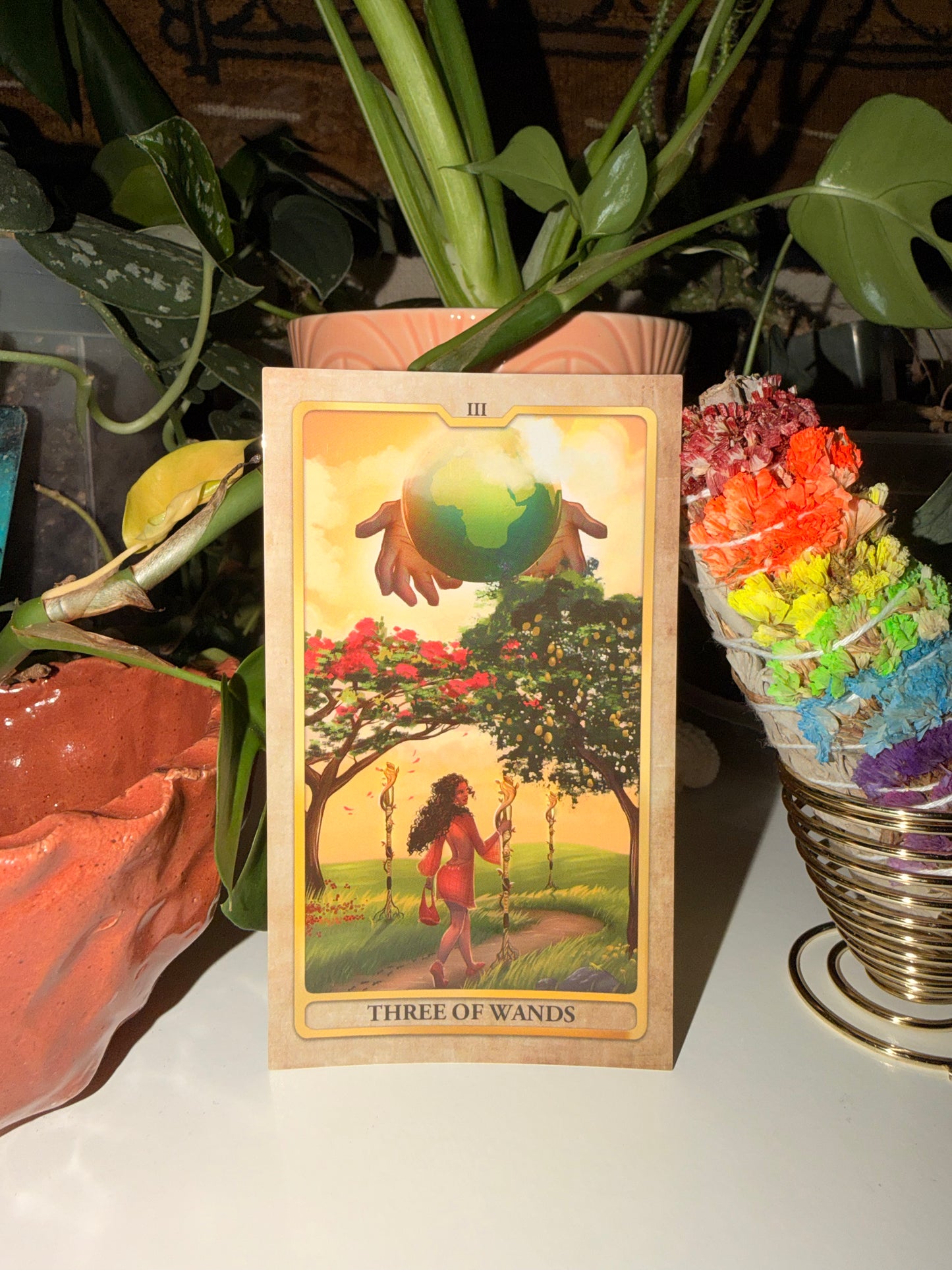 Three of Wands Sticker
