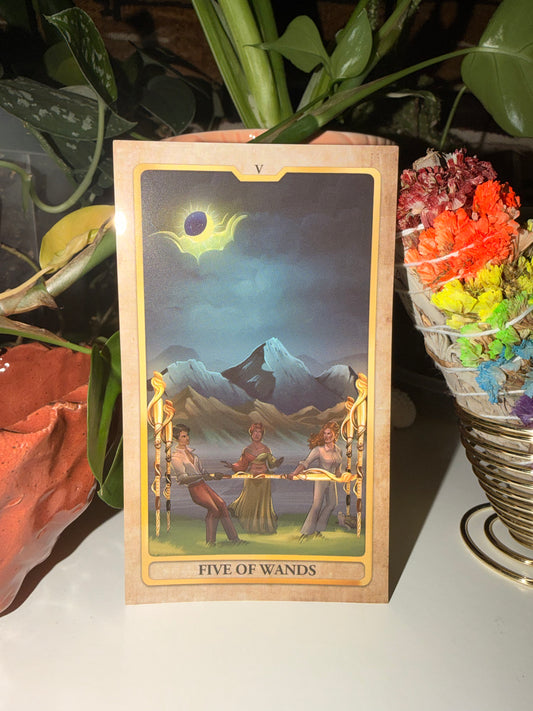The Five of Wands Sticker