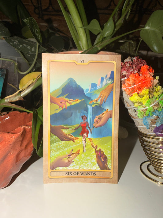 The Six of Wands Sticker