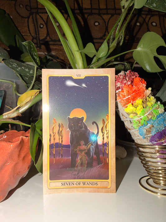 The Seven of Wands Sticker