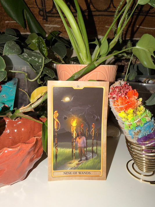 The Nine of Wands Sticker
