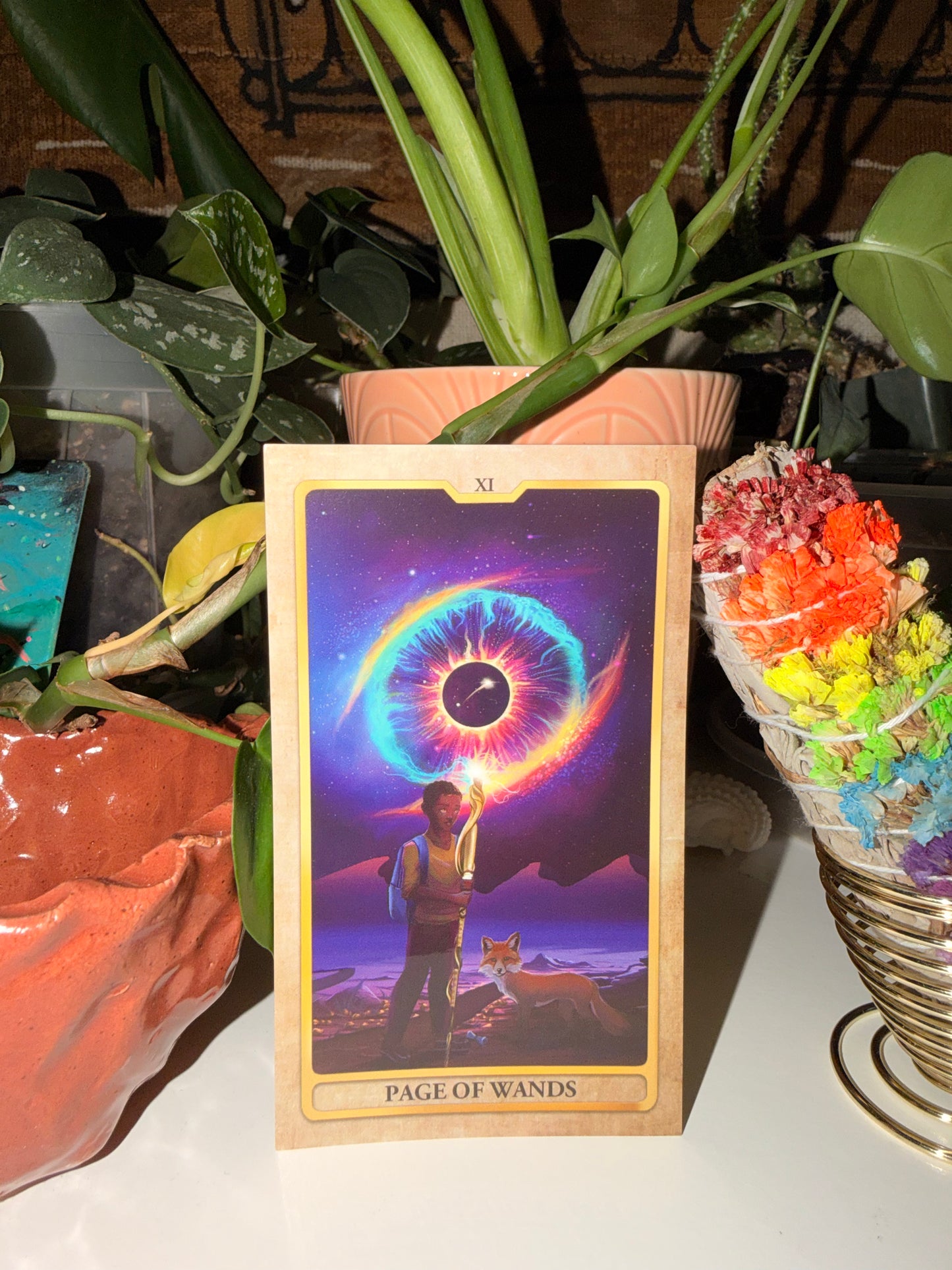 The Page of Wands Sticker