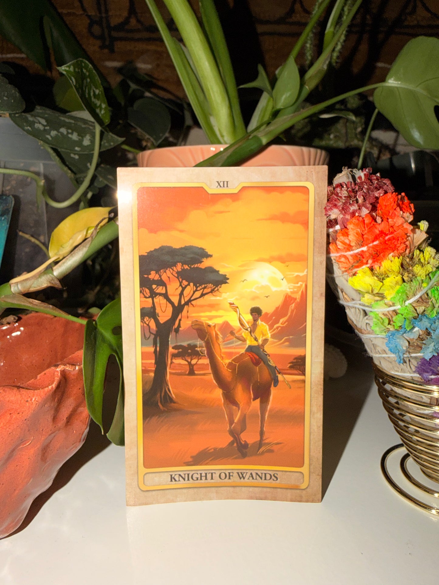 The Knight of Wands Sticker