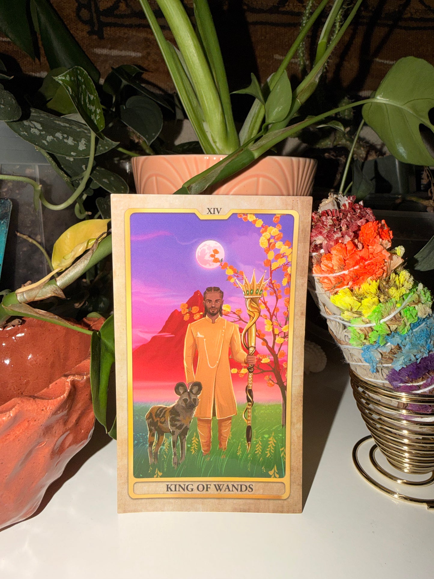 The King of Wands Sticker